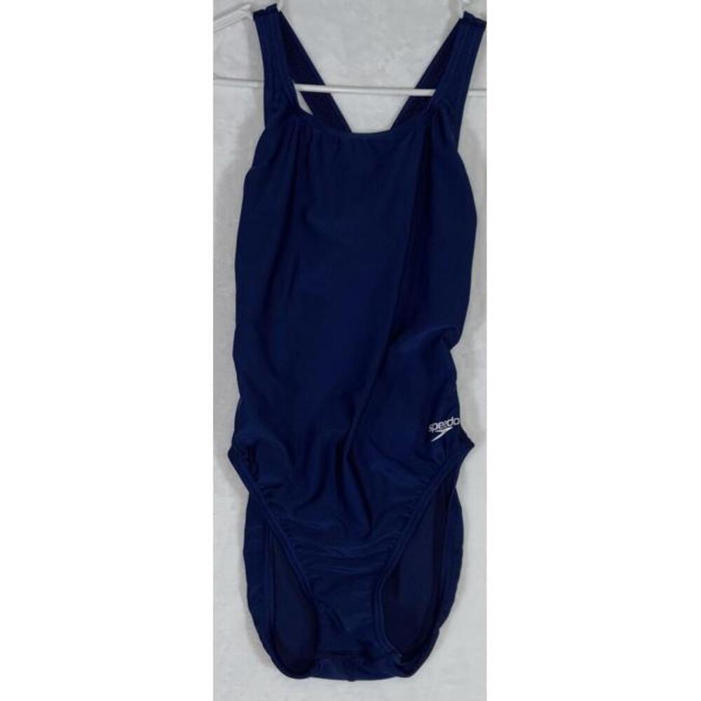 Speedo Women's Swimsuit One Piece Pro LT Solid Black 10/36 EUC